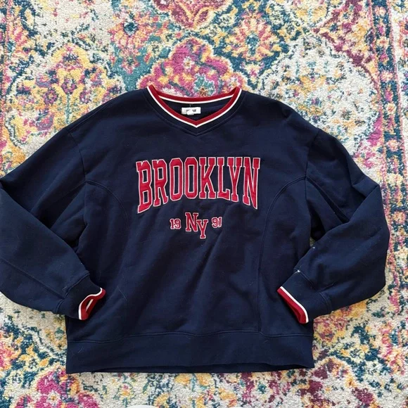 Garage Brooklyn NY Oversized Streetwear Sweatshirt - Picture 4 of 4